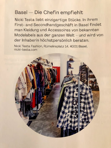 Nicki Testa Fashion First and Secondhand - Basel