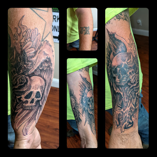Explore cyborg tattoo ideas, creative tattoo ideas in Pittsburg, available at NeonMoon Tattoo