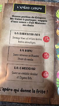 Snack chez léon à Abreschviller menu
