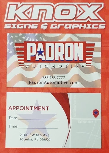 Auto Repair Shop «Padron Automotive, LLC», reviews and photos, 2100 SW 6th Ave, Topeka, KS 66606, USA