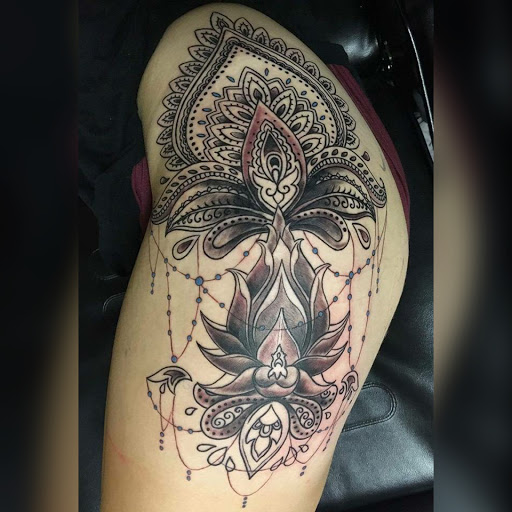 Explore shaded tattoo ideas, creative tattoo ideas in Savannah, available at Tatlyfe Studios