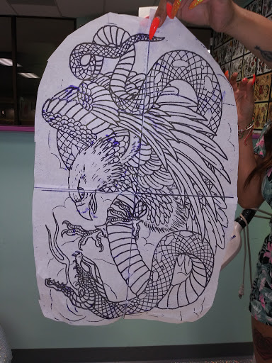 Find cute emo tattoo ideas for your next unique tattoo in Houston at The Neon Jackal Tattoo