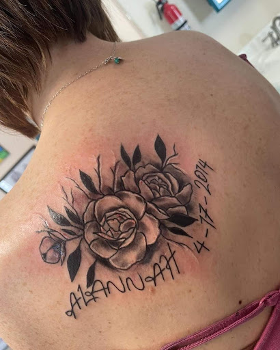 Explore c section scar tattoo ideas, creative tattoo ideas in Traverse City, available at Pinups & Needles