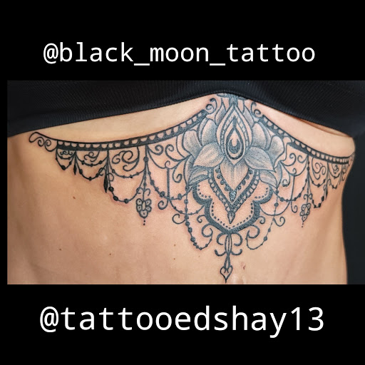 Explore scorpio constellation tattoo ideas, creative tattoo ideas in Copperas Cove, available at Black Moon Tattoo Company