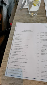 Carte du Seerestaurant der Grieche à Löwenstein