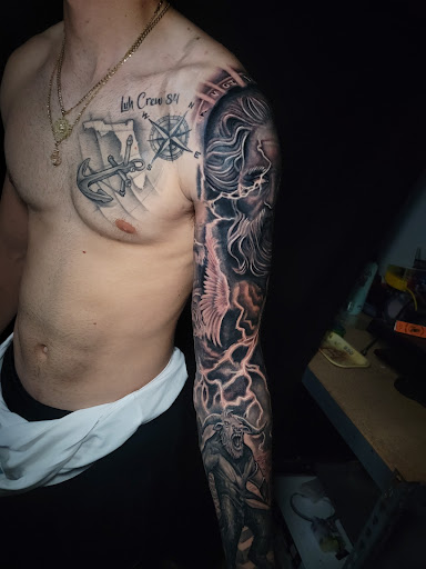 Explore dark tattoo cover up ideas, creative tattoo ideas in Sarasota, available at SEVEN SINS Tattoo Studio