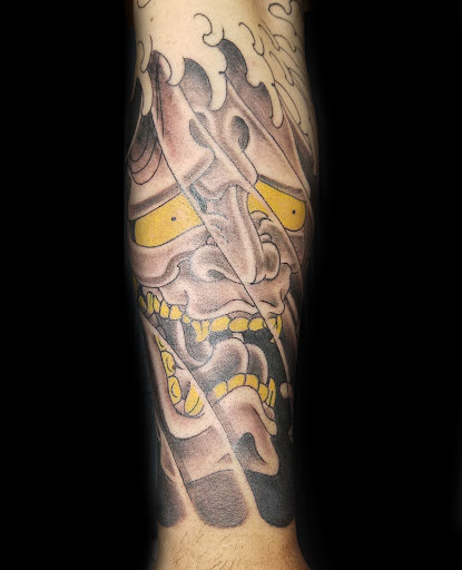 Explore red tattoo cover up ideas, creative tattoo ideas in Mesa, available at Club Tattoo