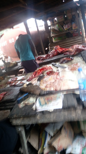 Eke Market, Abagana, Nigeria, Butcher Shop, state Anambra