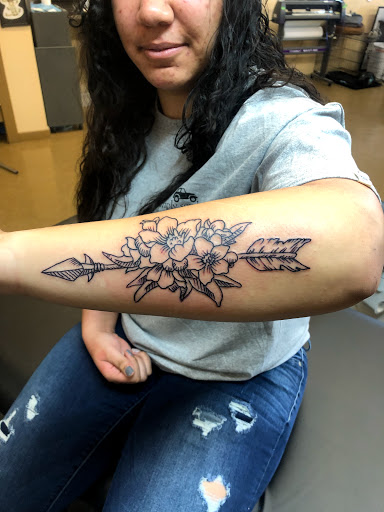 Explore outline florida tattoo ideas, creative tattoo ideas in Madison Heights, available at Sin on skin tattoo and piercing