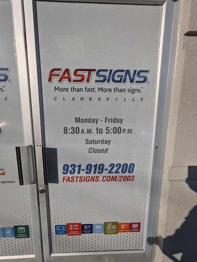 Sign Shop «FASTSIGNS», reviews and photos, 2141 Wilma Rudolph Blvd H, Clarksville, TN 37040, USA