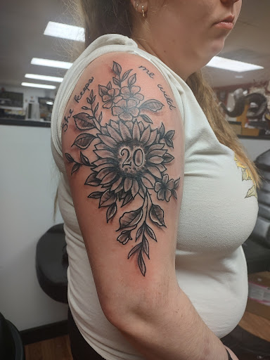 Explore infinity tattoo ideas for guys, creative tattoo ideas in Export, available at Patriotic pain tattoo