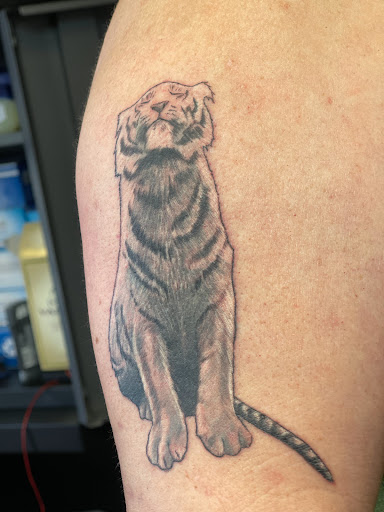 Explore cover up tattoo ideas on chest, creative tattoo ideas in Goose Creek, available at Red Kirin Tattoo