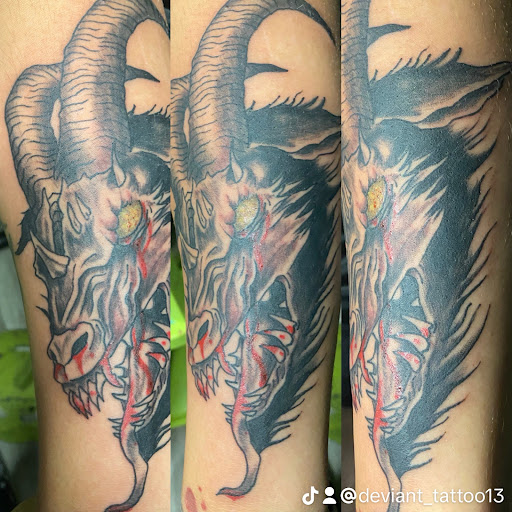 Explore black and grey tattoo ideas, creative tattoo ideas in Excelsior Springs, available at Deviant Tattoo Studio