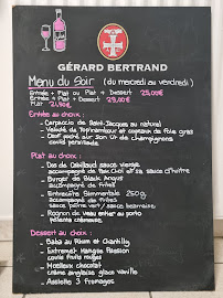 Menu du BistroT 268 à Saint-Maurice