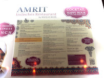 Restaurant indien AMRIT - Berlin Kreuzberg à Berlin - menu / carte