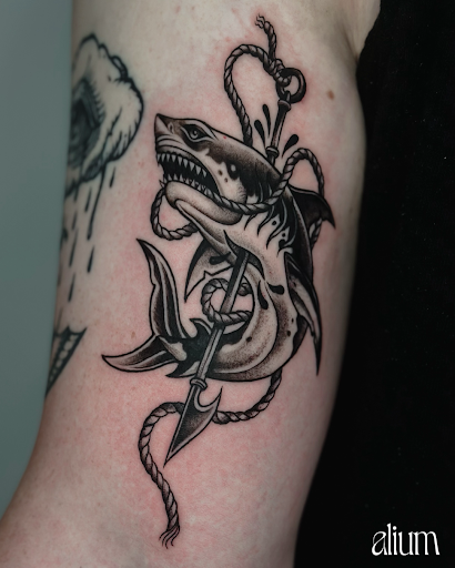 Explore loon tattoo ideas, creative tattoo ideas in Culver City, available at Alium Tattoo Studio