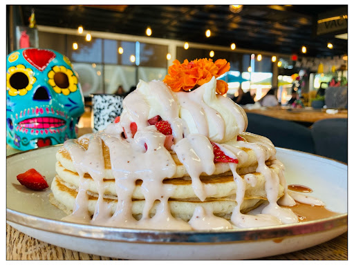 Their popular pancakes.