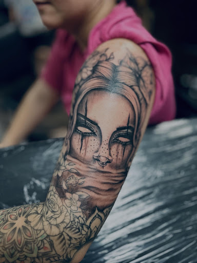 Find cowboy tattoos ideas for your next unique tattoo in Dayton at Sinner to son studio