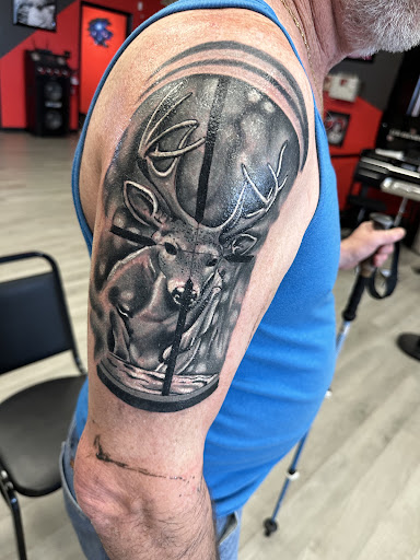 Explore tattoo name ideas on arm, creative tattoo ideas in Waynesboro, available at Hessoms Ink