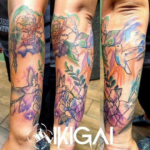 Explore full neck tattoo ideas for men, creative tattoo ideas in Santa Fe, available at Rivers Collective Body Art