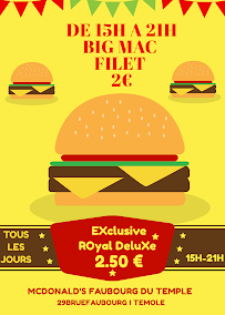 Aliment-réconfort du Restauration rapide McDonald's Faubourg du Temple à Paris - n°19