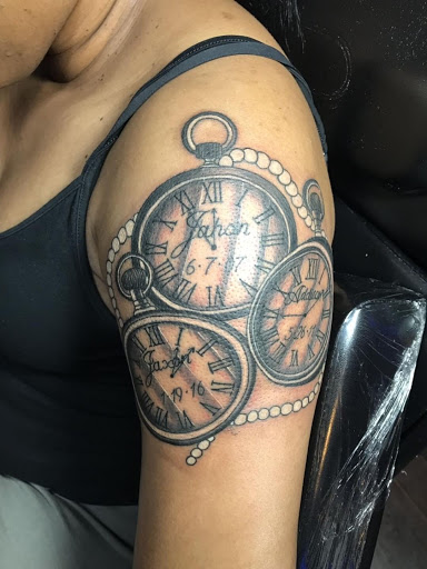 Explore tattoo ideas for leg sleeve, creative tattoo ideas in Douglasville, available at Long Island Ink Tattoo & Piercing