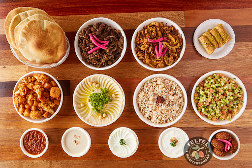 Mediterranean Restaurant «FelFel Mediterranean, Fresh Rotisserie Grill, DTC», reviews and photos, 4401 S Tamarac Pkwy, Denver, CO 80237, USA