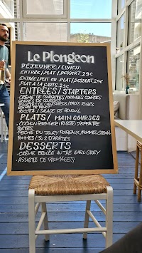 Restaurant Le Plongeon à Marseille (la carte)