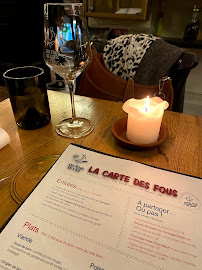 Restaurant français Les Fous de l'Île à Paris - menu / carte