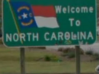 Welcome to North Carolina sign