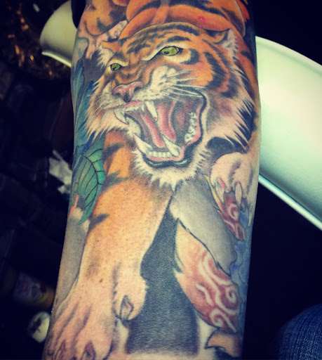 Explore army tattoos ideas, creative tattoo ideas in Walnut Cove, available at Wildfire Tattoo Studio