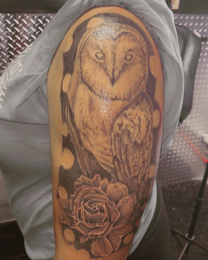 Explore computer tattoo ideas, creative tattoo ideas in Kannapolis, available at Ink Station Tattoo Studio