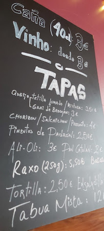 Morriña, Taverna do Norte à Porto menu