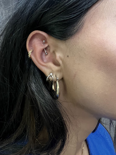 Explore rose vine tattoo ideas, creative tattoo ideas in Plano, available at Karma Ink Tattoos Piercing, Clothing & Jewelry