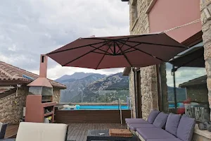 1150m Mountain minimal stone villa, sea & mountain view with pool image