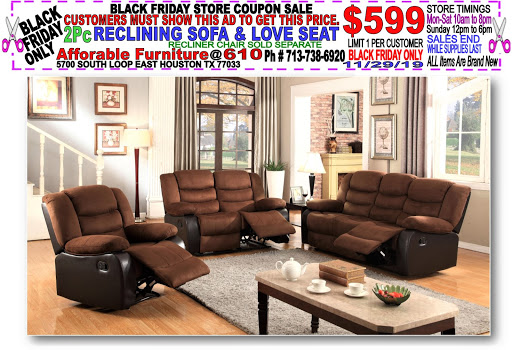 Furniture Store «Affordable Furniture 610», reviews and photos, 5700 South Loop E F, Houston, TX 77033, USA