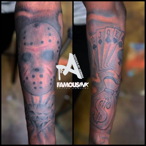 Explore bull skull tattoo ideas, creative tattoo ideas in Hammond, available at Famous Ink, Inc.