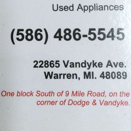Used Appliance Store «Zella Appliances», reviews and photos, 22865 Van Dyke, Warren, MI 48089, USA