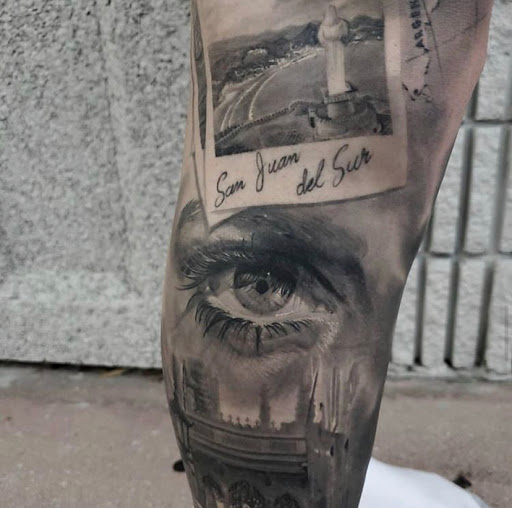 Explore little mermaid tattoo ideas, creative tattoo ideas in Hollywood, available at Sacred Eye Tattoos