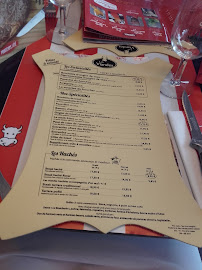 Restaurant La Boucherie à Saumur menu