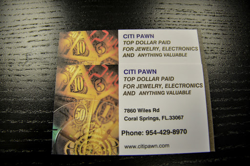 Pawn Shop «Gold Pawn City», reviews and photos, 7860 Wiles Rd, Coral Springs, FL 33067, USA