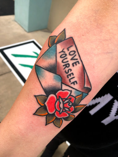 Explore sun moon star tattoo ideas, creative tattoo ideas in Waynesboro, available at Tattooed In the Wild Studio