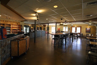A row of beer taps