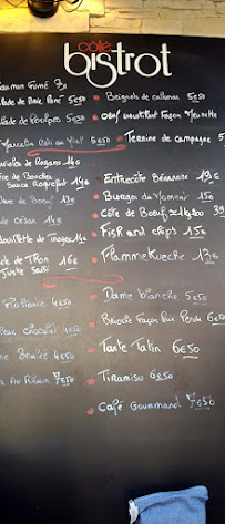 Restaurant Côté bistrot à Ris-Orangis (la carte)