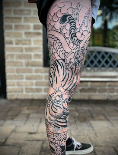 Explore three sisters tattoo ideas, creative tattoo ideas in Virginia Beach, available at Salt Water Tattoo