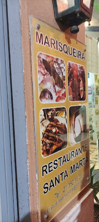 Restaurant de fruits de mer Marisqueira Santa Marta à Lisbon - menu / carte