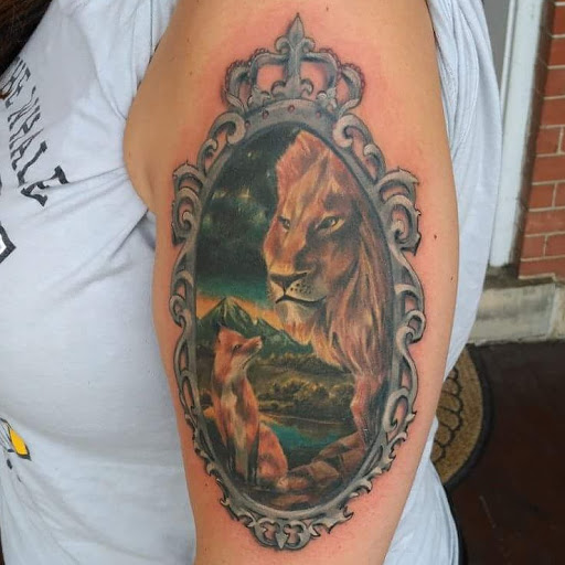 Explore heart and rose tattoo ideas, creative tattoo ideas in Fort Collins, available at Parabrahma Tattoo Collective