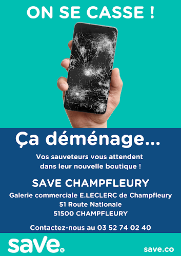 Point Service Mobiles - SAVE Reims Cormontreuil déménagé a Leclerc Champfleury à Cormontreuil