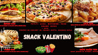 Restauration rapide Snack Valentino - Pizzeria Burger 11è à Paris (le menu)