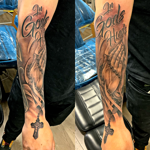 Explore infinity sign tattoo ideas, creative tattoo ideas in Springfield, available at Red Tip Tattoos